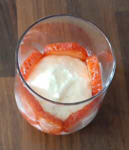 Verrine mascarpone fraise