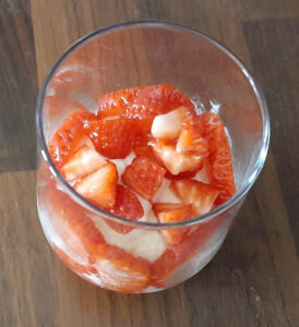 Verrine mascarpone fraise