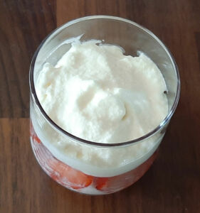 Verrine mascarpone fraise