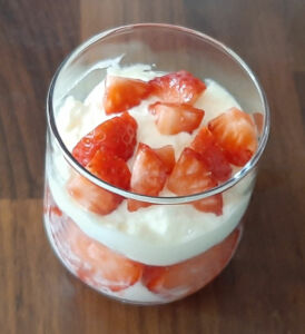 Verrine mascarpone fraise