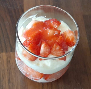 Verrine mascarpone fraise