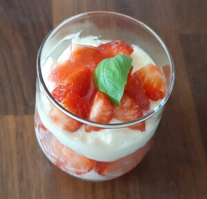 Verrine mascarpone fraise