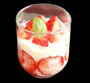 Verrine mascarpone fraise