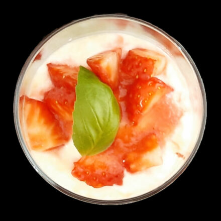 Verrine mascarpone fraise