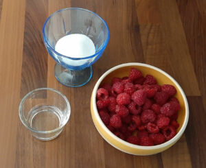 Coulis de framboises