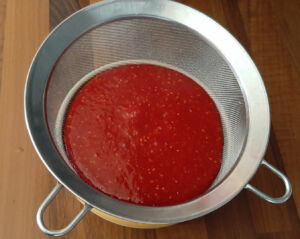 Coulis de framboises