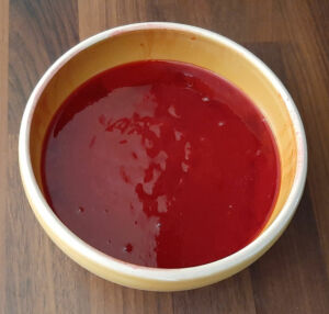 Coulis de framboises