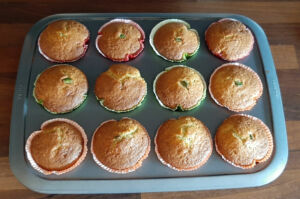 Muffins pistache framboise