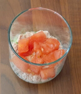 Verrine avocat thon tomate