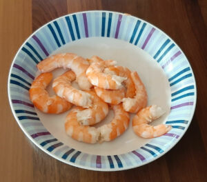 Verrines avocats crevettes