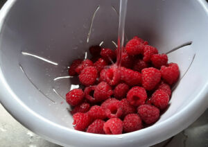 Verrines framboises mascarpone