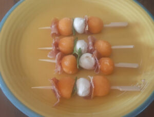 Melon charentais mozzarella