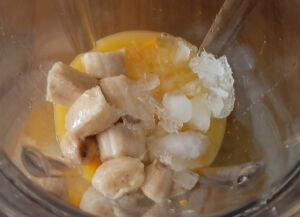 Smoothie mangue banane orange