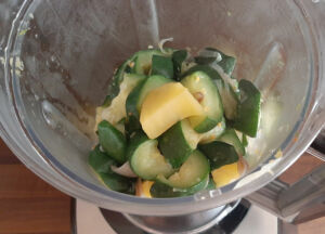 Soupe de courgettes