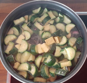 Soupe de courgettes