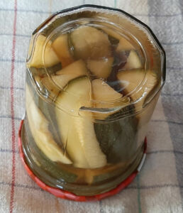 Pickles de courgettes