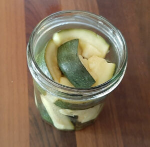 Pickles de courgettes