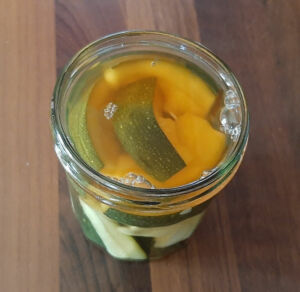 Pickles de courgettes