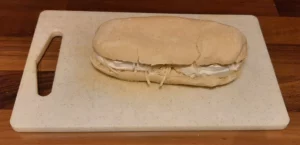 Sandwich végétarien chaud