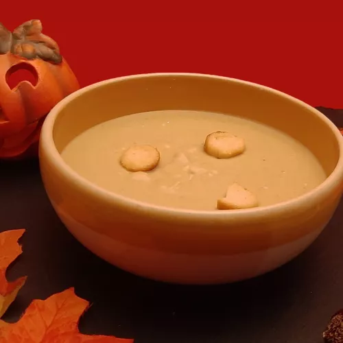 Veloute de butternut aux châtaignes