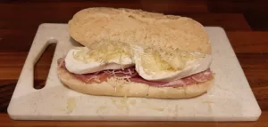 Panini maison jambon mozza