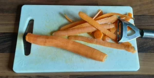 Salade de carottes et jus d'orange