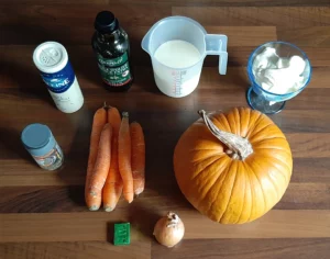 Velouté jack O'Lantern et carottes