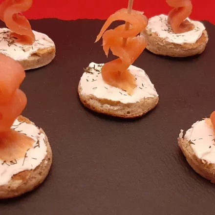 Blinis au saumon