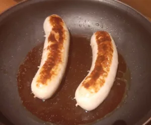 Accompagnement boudin blanc à la poêle