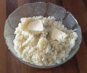 Boudin blanc à la poêle