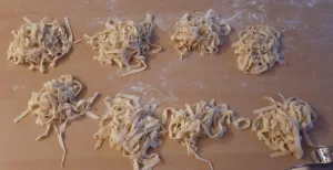 Pâtes tagliolini