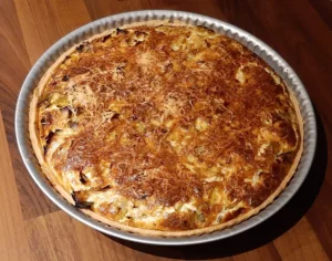 Tarte aux poireaux à l'ancienne