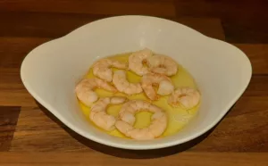 Salade crevettes avocat pamplemousse