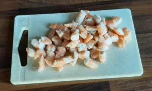 Pâtes aux crevettes