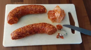 Toasts pain d'épices chorizo