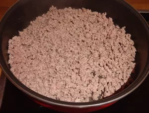 Tourte viande hachée et légumes