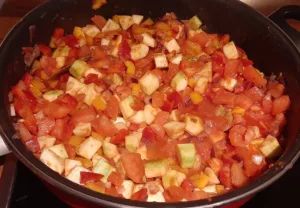Tourte viande hachée et légumes
