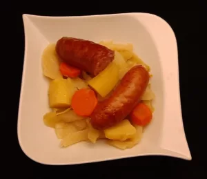 Recette chou blanc saucisses