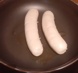 Boudin blanc aux pommes