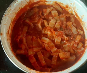 Côtes de blettes à la tomate