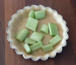 Tartelette à la rhubarbe