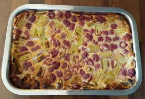 Recette clafoutis rhubarbe