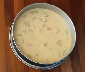 Gâteau à la rhubarbe