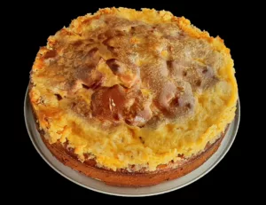 gâteau moelleux à la rhubarbe