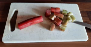 Gâteau à la rhubarbe