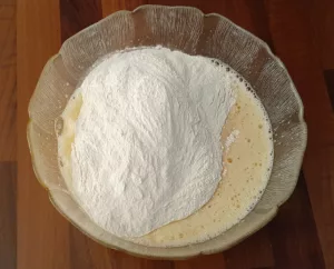 Gâteau à la rhubarbe