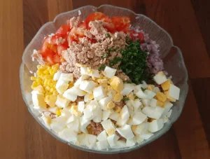 Salade de riz au thon