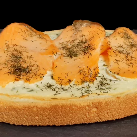 Bruschetta saumon fumé