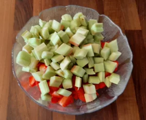 Confiture fraise rhubarbe