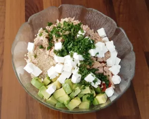 Salade de quinoa feta